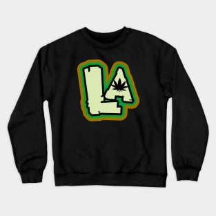 LA Weed, Weed, Los Angeles Crewneck Sweatshirt